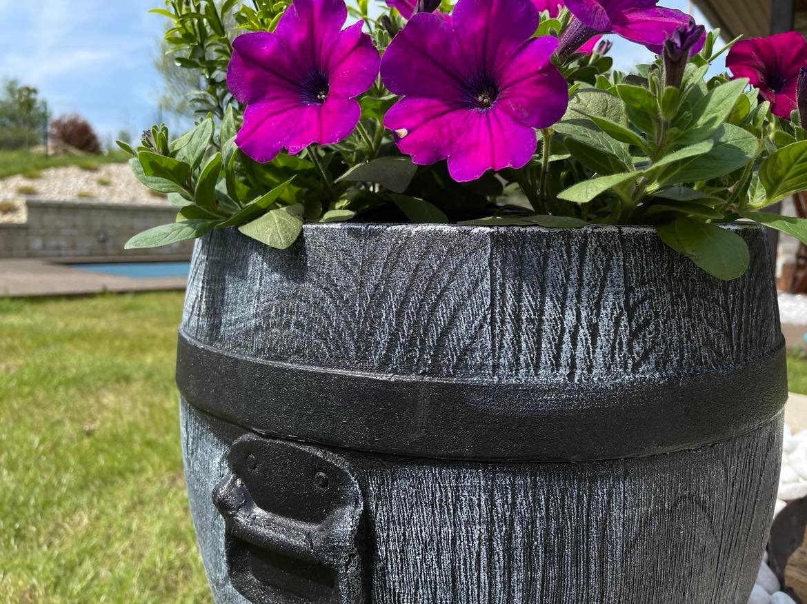 Roto soudek BOLERO M, imitace šedého dřeva