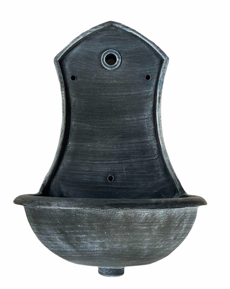 ROTO zahradní umyvadlo Saturn 71 cm stříbrná patina
