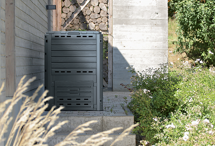 Kompostér COMPOGREEN WOODY antracit 280l