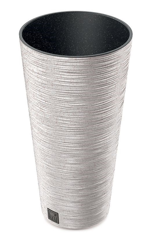 Květináč FURU SLIM ECO WOOD 30cm krémový