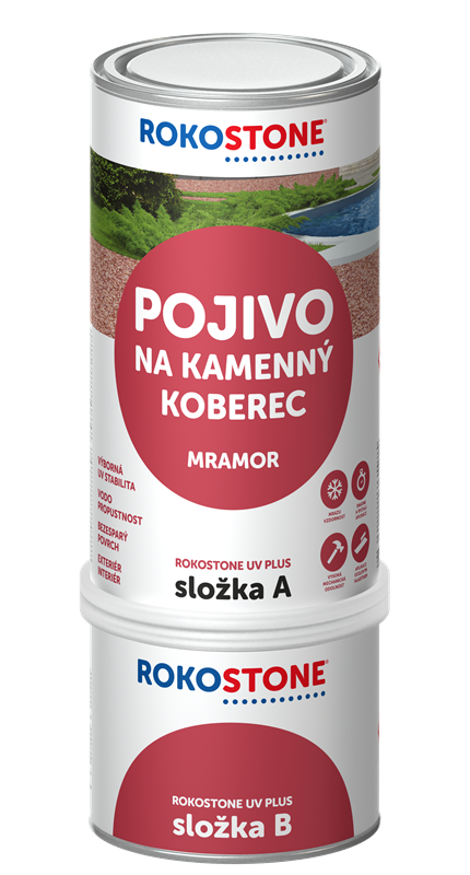 POJIVO pro kamenný koberec ROKOSTONE® UV PLUS set 1,25 kg