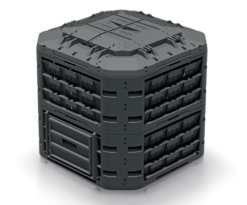 Prosperplast Kompostér COMPOGREEN VARIO černý 650l