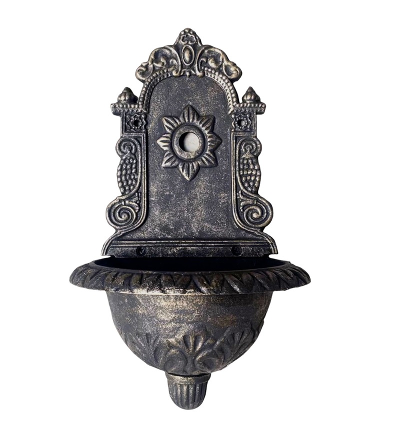 Dekorativní litinové umyvadlo Malé 47,5 cm - zlatá patina