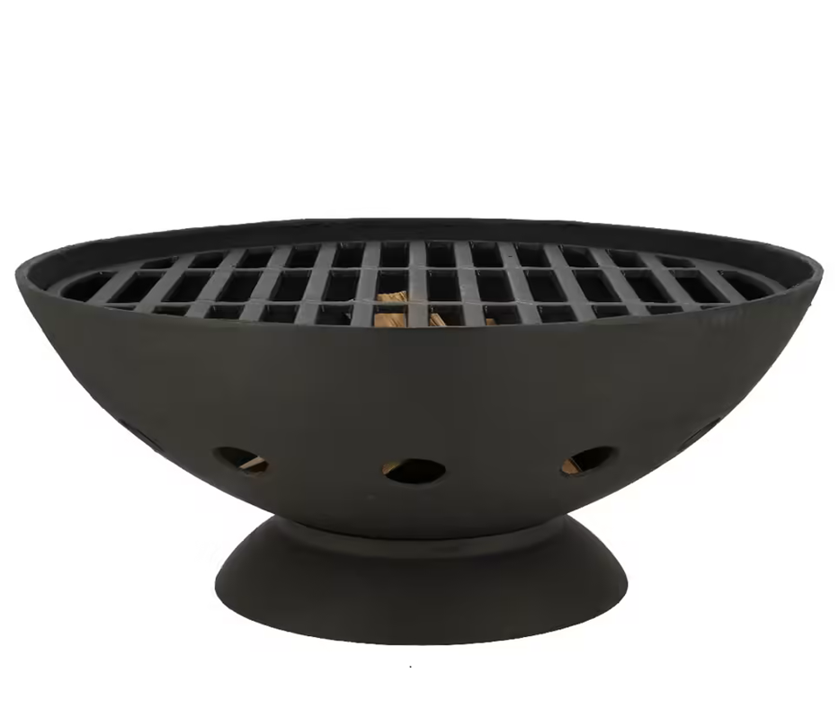 Zahradní OHNIŠTĚ LITINOVÉ BBQ, 55x55x31cm