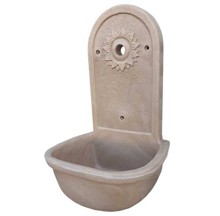 ROTO zahradní umyvadlo Slunce 63 cm béžové