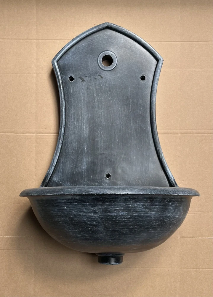ROTO zahradní umyvadlo Saturn 71 cm stříbrná patina
