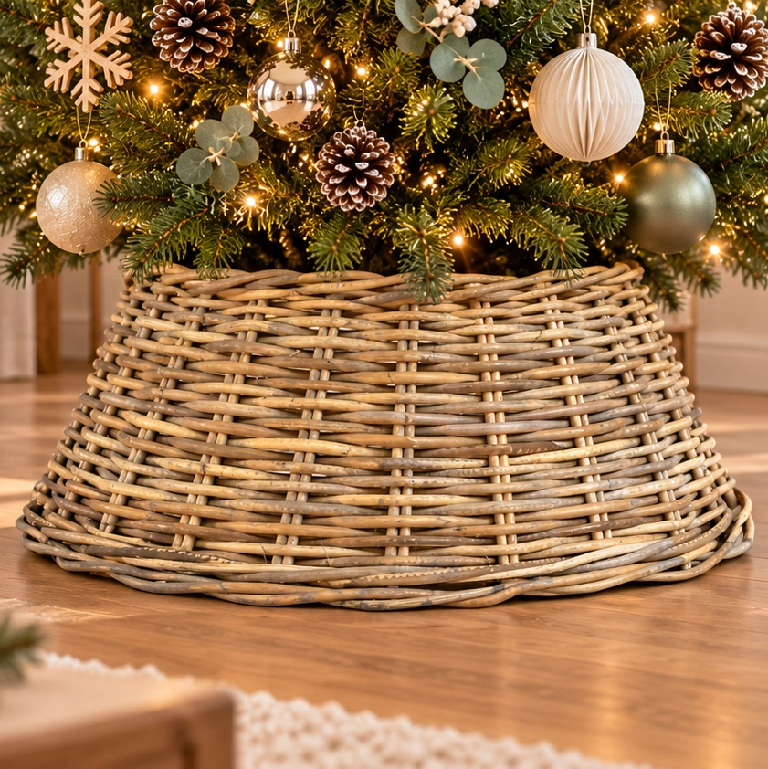 Obal na stojan na Vánoční stromek, natur Ø 65×26 cm