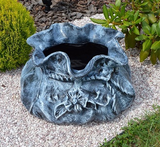 Roto květináč MĚŠEC, šedý, 52x42x32cm