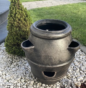 Roto květináč Petrželník, bronzově hnědá