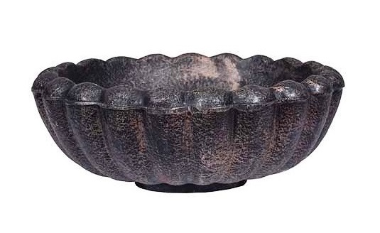 Roto Květináč MARGARETA S bronzově hnědá - Ø370x150 mm