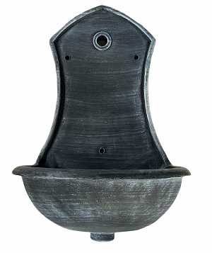 ROTO zahradní umyvadlo Saturn 71 cm stříbrná patina