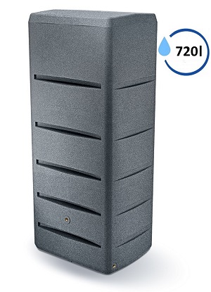 Prosperplast Sud na dešťovou vodu TOWER STONE 720l, granit