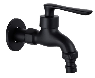 AZTE Vodovodní KOHOUTEK  1/2", černý matný, 12 cm 