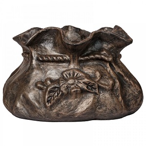 Roto Květináč MĚŠEC, bronzově hnědá, 52x42x32cm