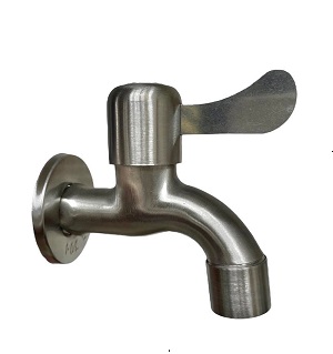 AZTE Vodovodní KOHOUTEK NEREZ 1/2" kovově šedý