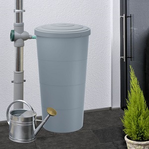 Prosperplast Sud na dešťovou vodu SMOOTH 200l, světle šedý