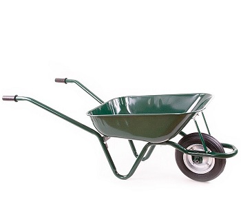 Kolečko zahradní 60l, demont, kolo PU plné 330mm, nosnost 100kg