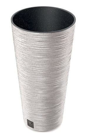 Květináč FURU SLIM ECO WOOD 30cm krémový
