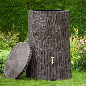 Prosperplast Sud na dešťovou vodu pařez LITTLE TREE umbra 250l