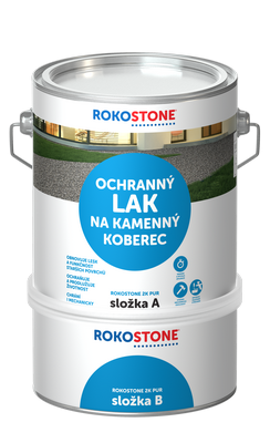 Ochranný a renovační LAK na kamenný koberec ROKOSTONE 2K PUR, 3 kg