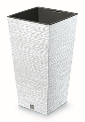 Květináč FURU SQUARE 39,5cm bílý