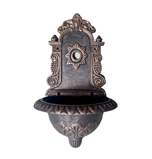 Dekorativní litinové umyvadlo Malé 47,5 cm - měděná patina