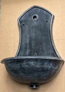 ROTO zahradní umyvadlo Saturn 71 cm stříbrná patina