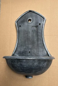 ROTO zahradní umyvadlo Saturn 71 cm stříbrná patina