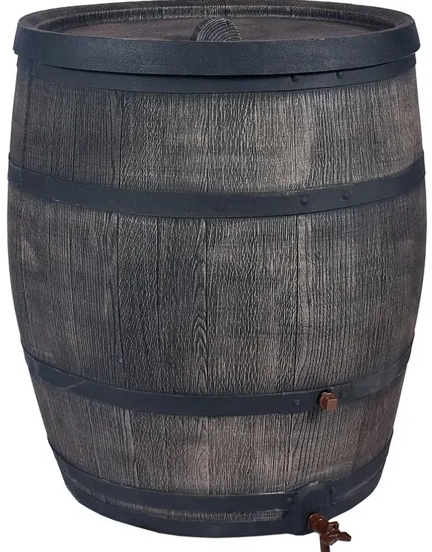 ROTO Sud na dešťovou vodu 350 L, imitace hnědého dřeva 