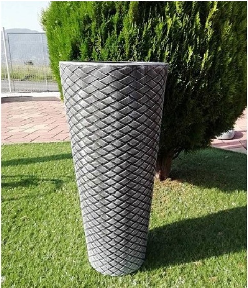 Roto Květináč LATINO L, šedá