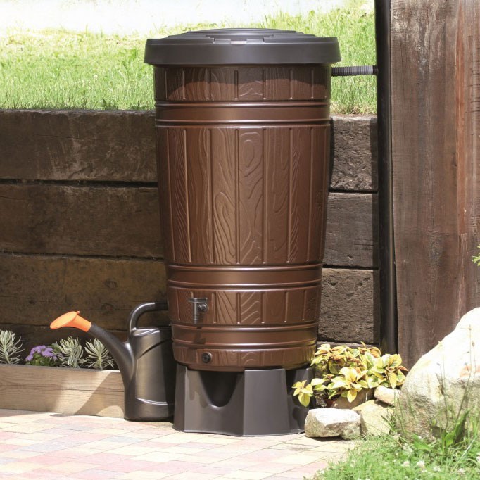 Woodcan sud na vodu hnědý 265 l