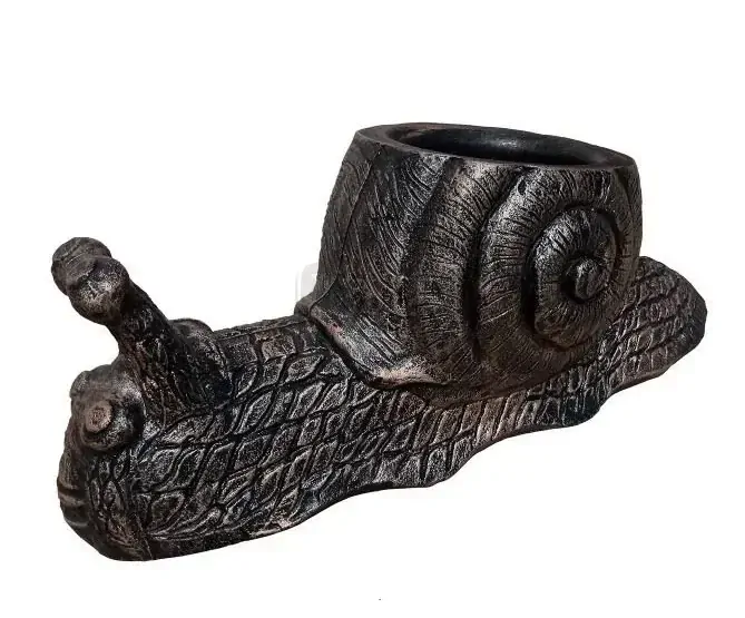 Roto Květináč Šnek Plantážník XL, bronzově hnědá