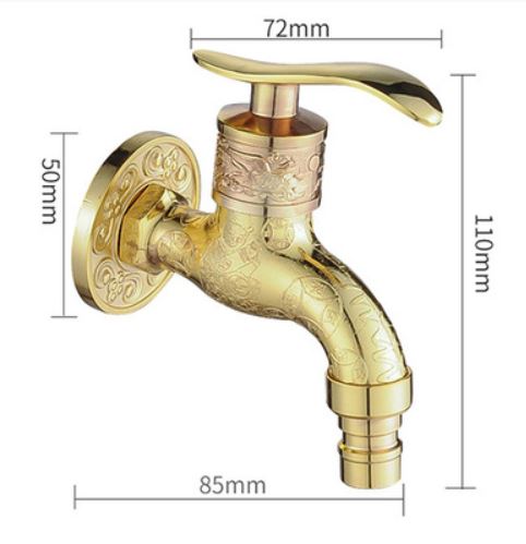 Vodovodní KOHOUTEK TELLUS 1/2", zlatý 