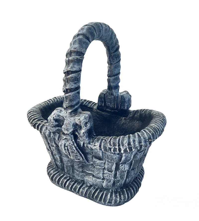 Roto květináč Košík L šedý - 480x400x590 mm