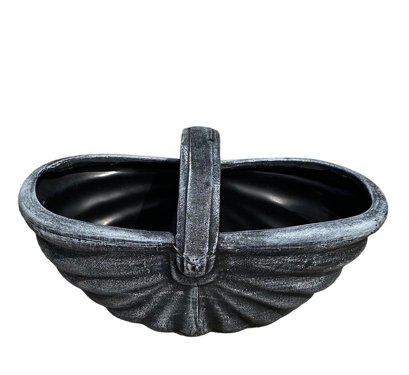 Roto Květináč KOŠÍK, šedý