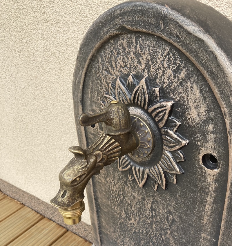 Vodovodní KOHOUTEK DRAK 1/2", zlatá patina