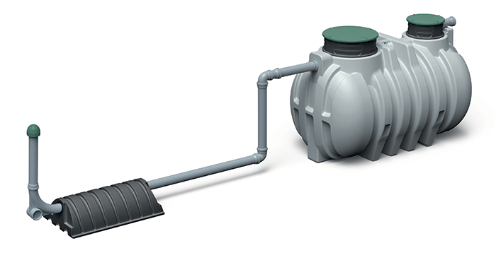 Potrubí pro podzemní nádrž na dešťovou vodu Unground Pipe RD-2000