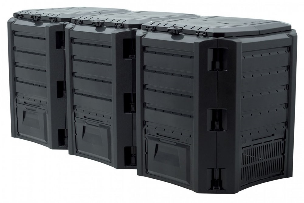 Kompostér MODULE COMPOGREEN černý 1200l