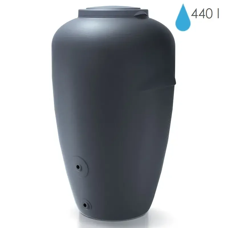 Prosperplast Sud na dešťovou vodu AQUACAN antracit 440l