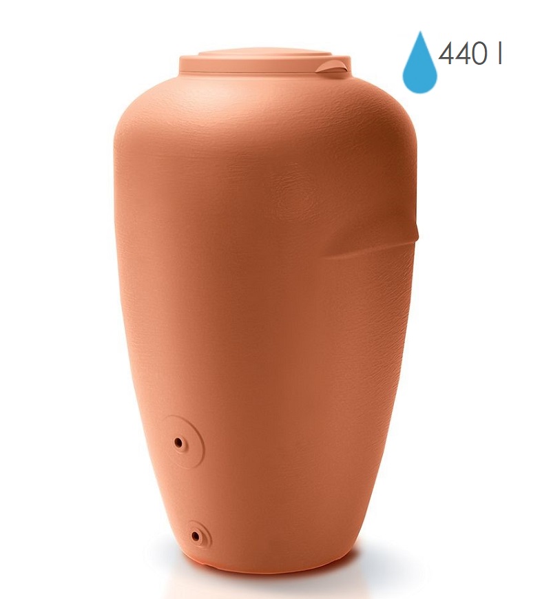 Prosperplast Sud na dešťovou vodu AQUACAN 440l, cihla