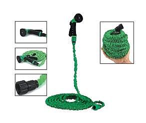 Zahradní hadice flexibilní (smršťovací) 10-30,4 m, 1/2"-3/4", s pistolí