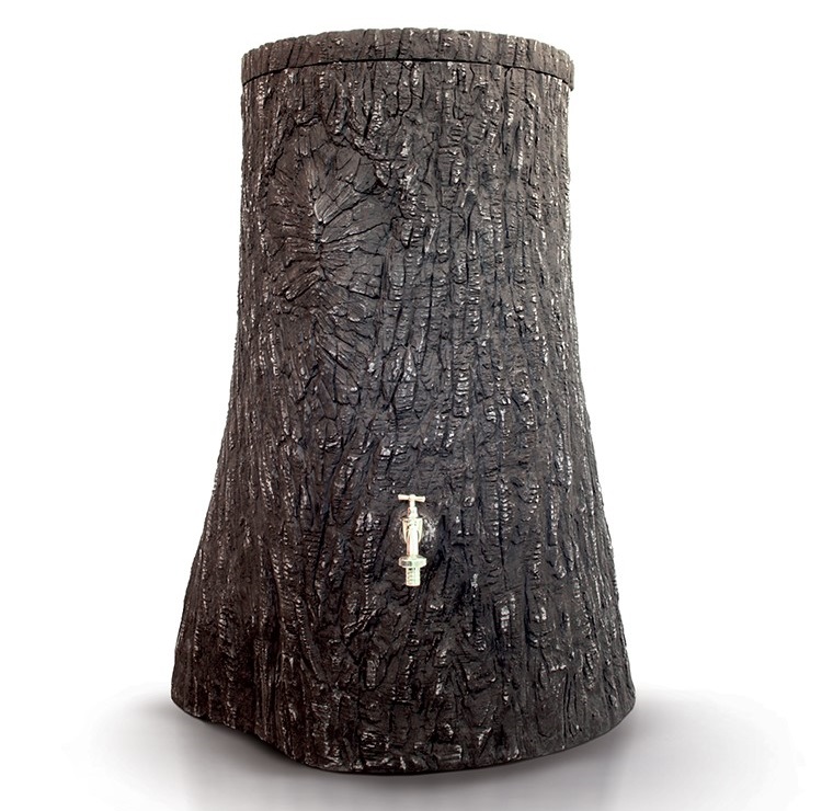 Prosperplast Sud na dešťovou vodu pařez LITTLE TREE umbra 250l