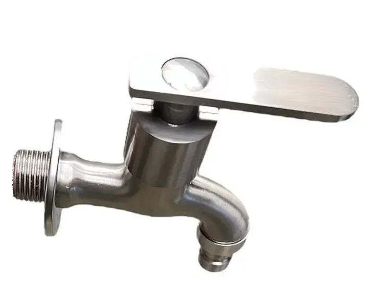 Vodovodní KOHOUTEK NEREZ SUS304-033, s adapterem pro hadici1/2"