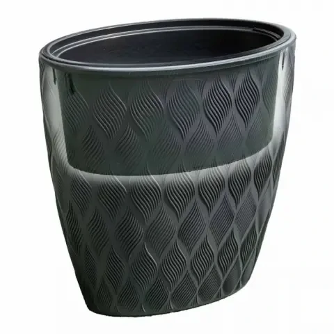 Květináč FLOW Antracit 85l