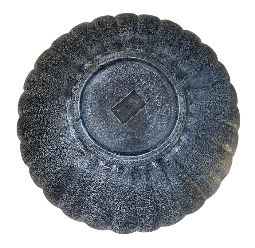 Roto hřbitovní květináč MARGARETA L šedá - Ø730x270 mm