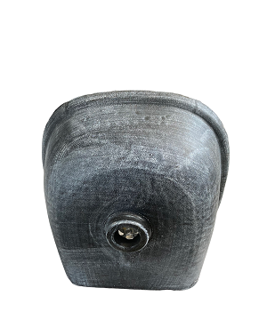 ROTO zahradní umyvadlo Slunce 63 cm stříbrná patina - kohoutek Drak, výpusť