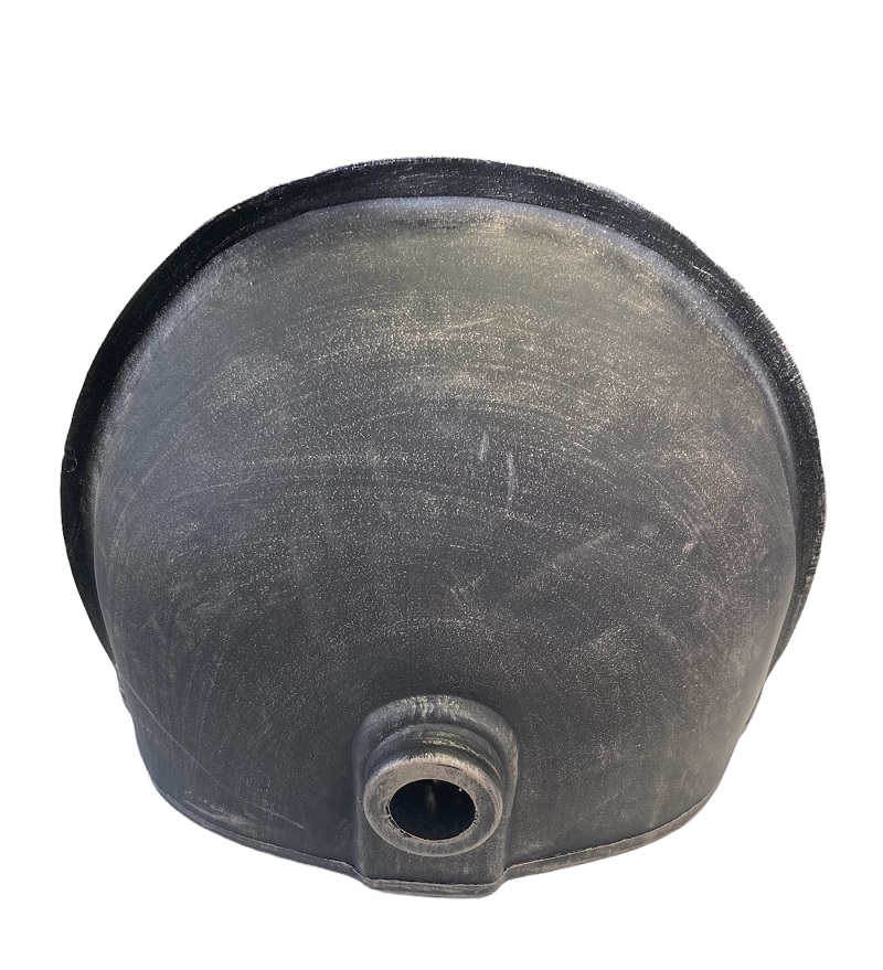 ROTO zahradní umyvadlo Saturn 71 cm bronzově hnědé - kohoutek Fanski, výpusť