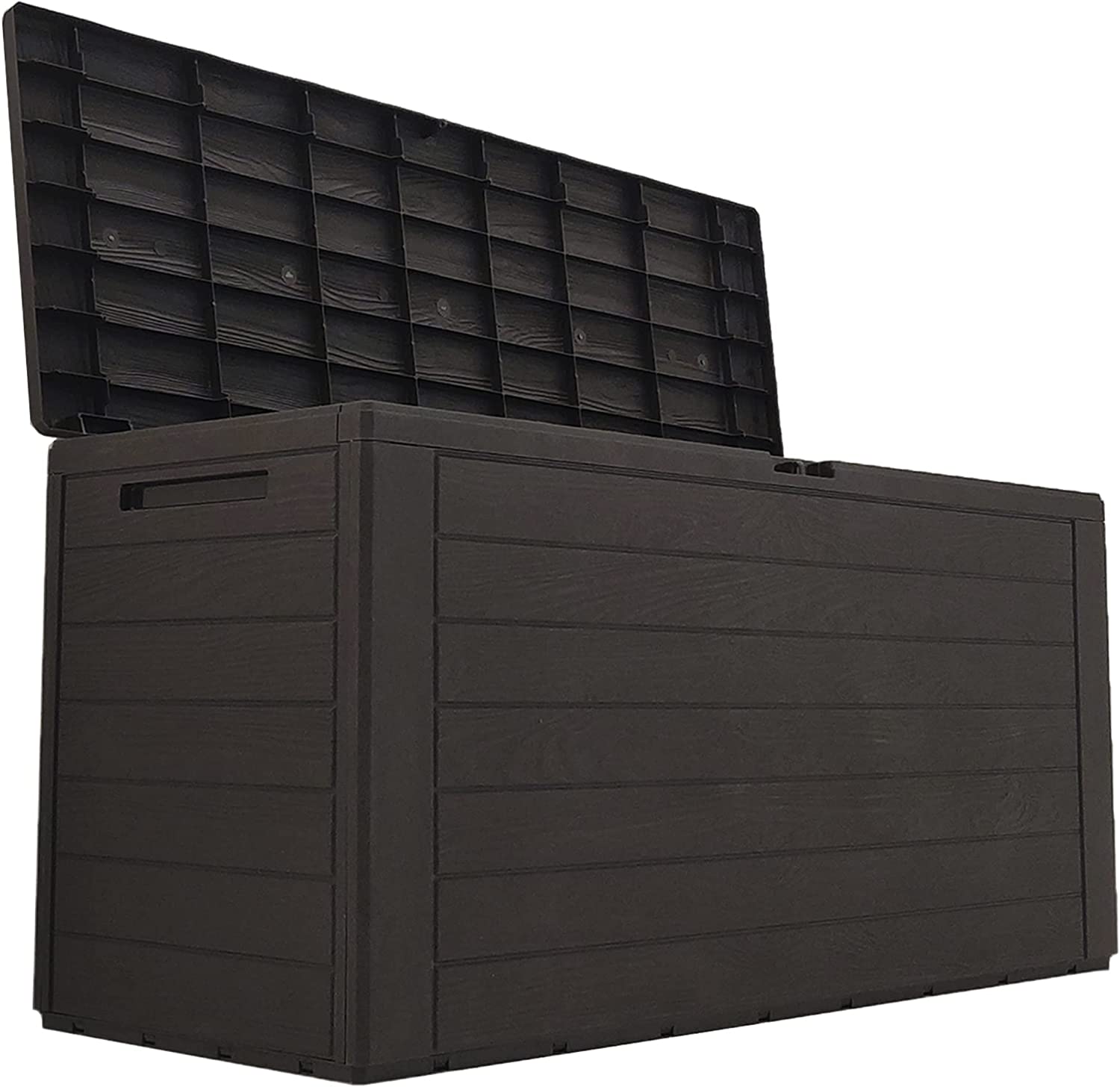 Prosperplast Zahradní box WOODEBOX umbra 116 cm - 280L