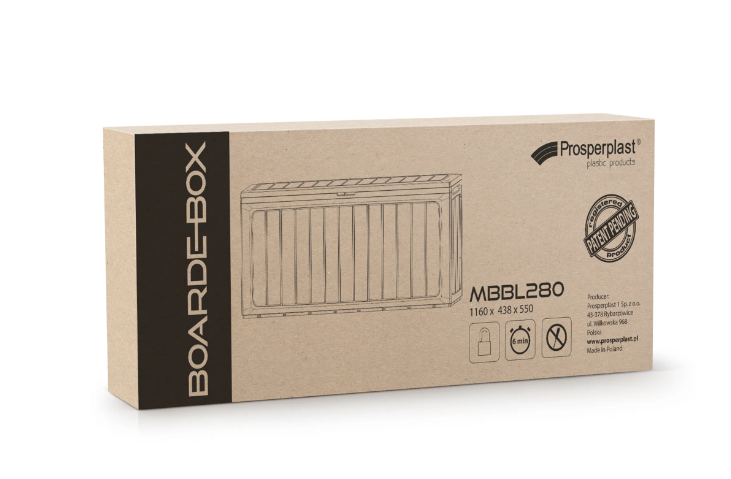 Zahradní box BOARDEBOX umbra 116 cm - 280L