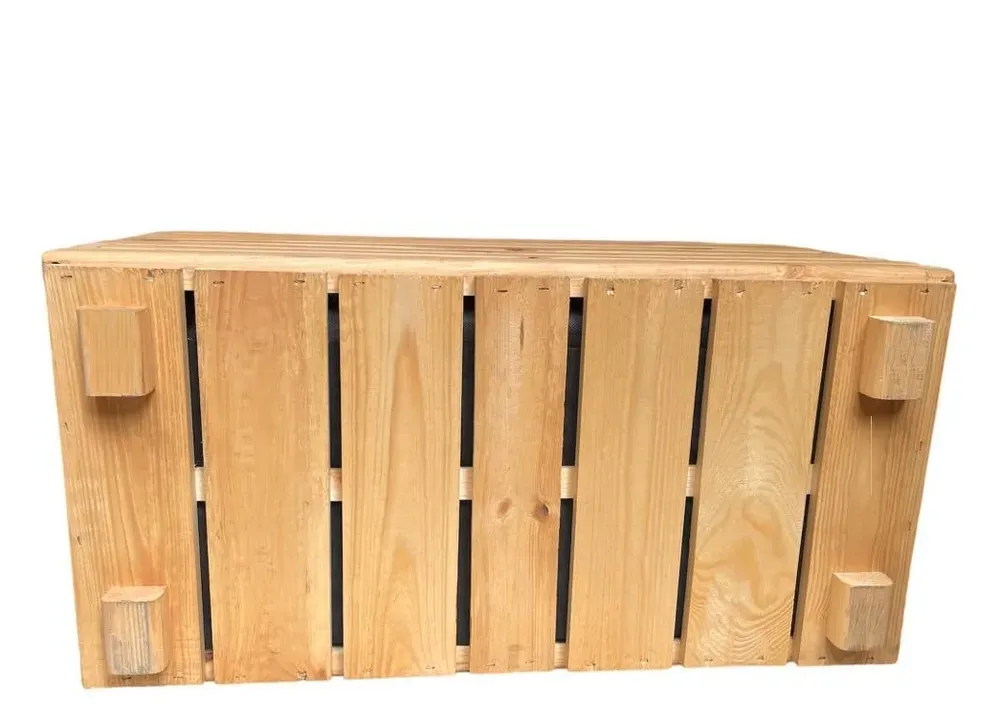 Dřevěný květináč Aksamit, pinie, 800x400x400